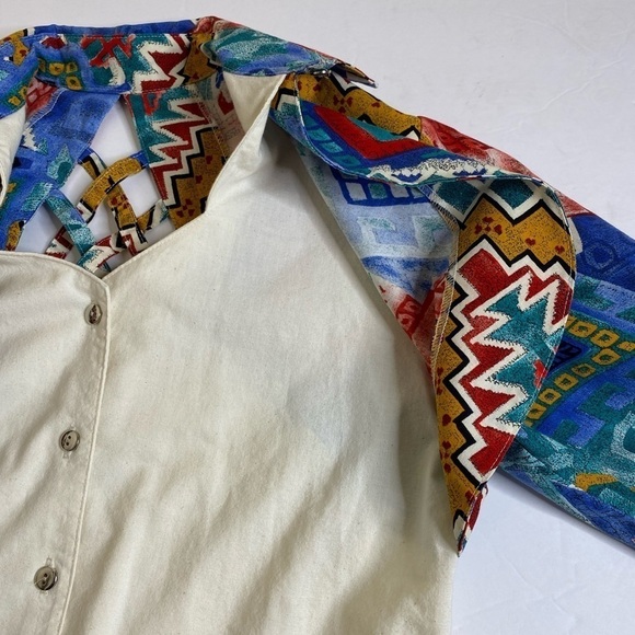 Roughrider By Circle T Button Down Shirt Cross Cross S - Picture 7 of 9